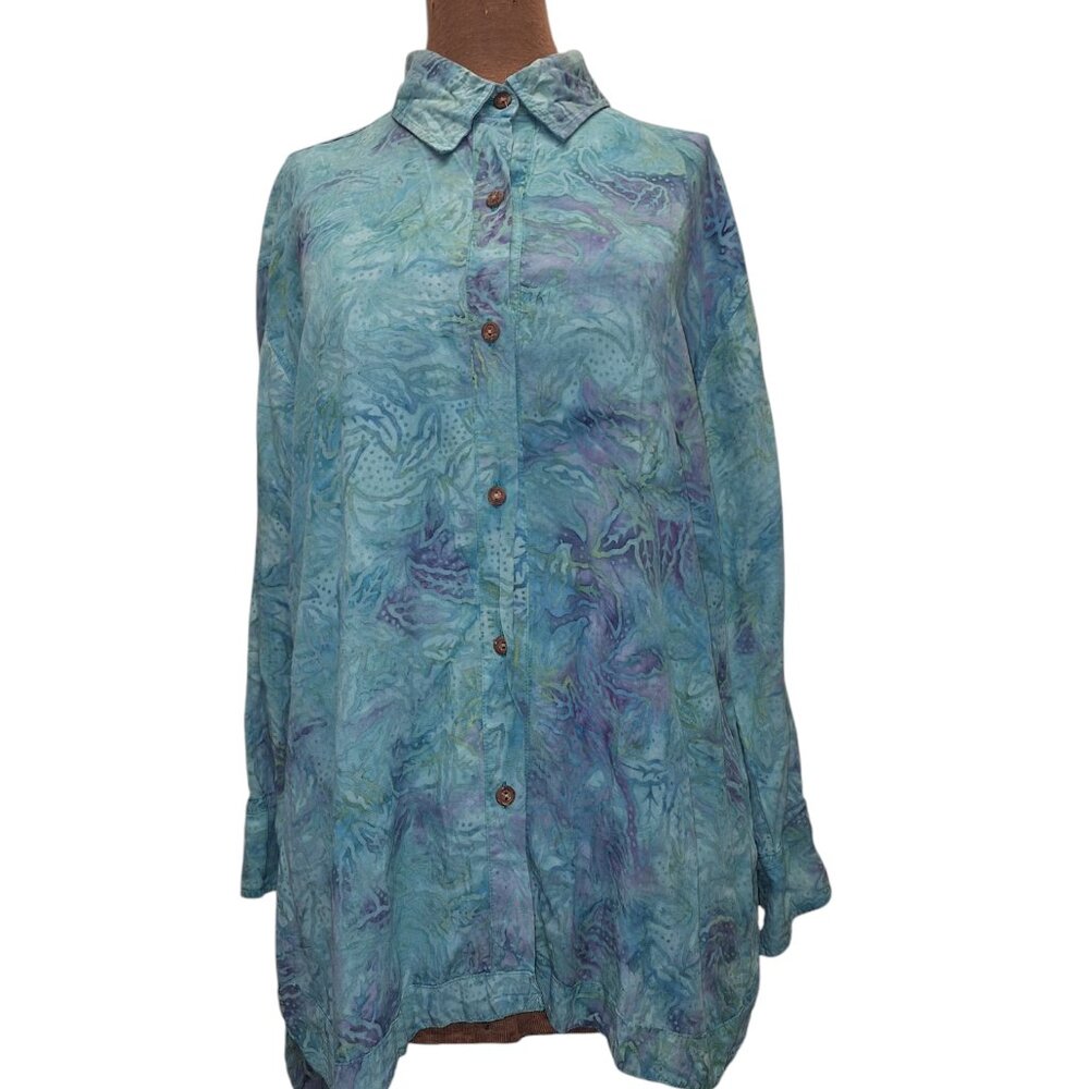 Lost River Ladies Batik Blouse